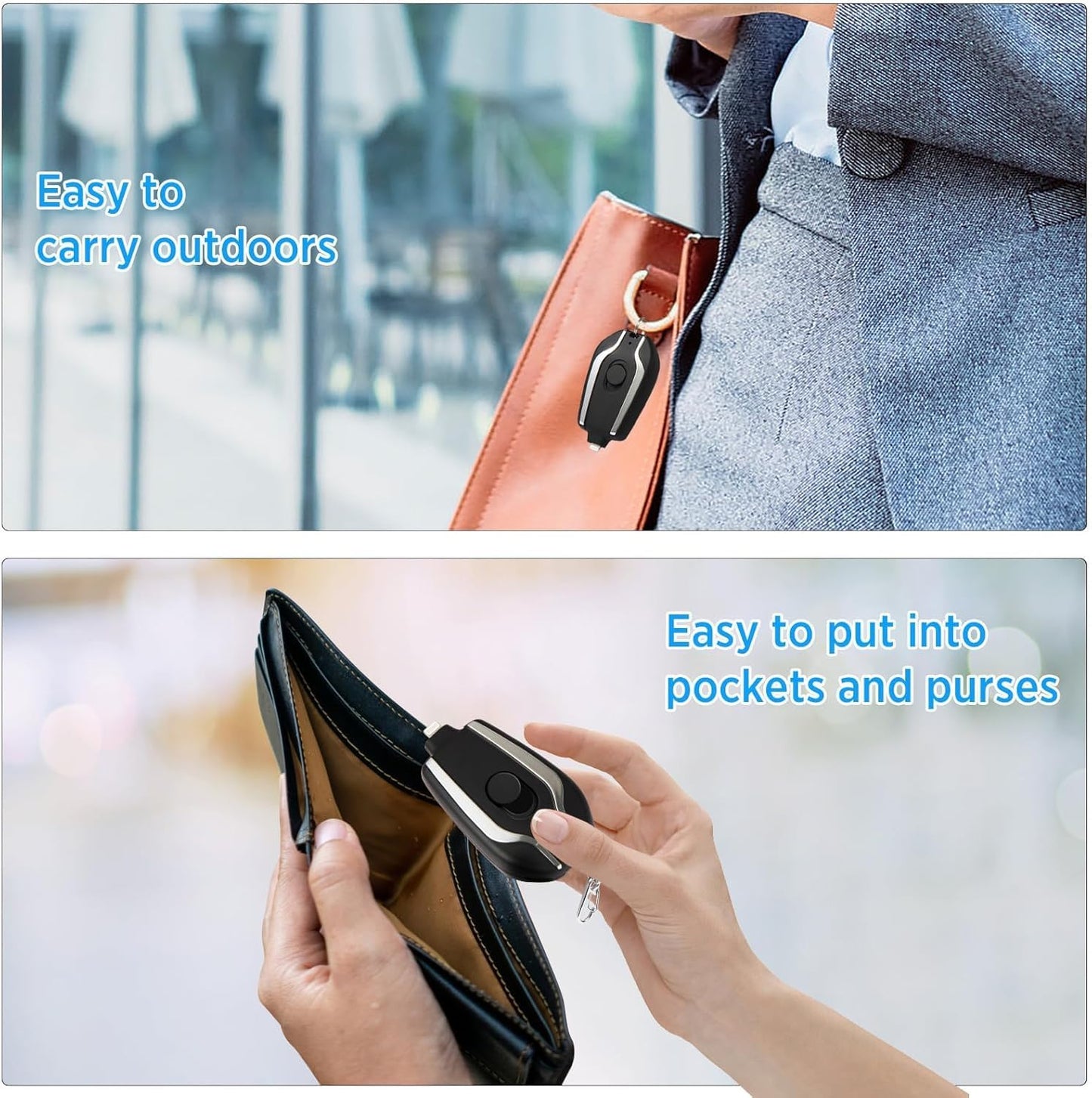 πβ‘ Mini Keychain Power Bank 1500mAh π | Pocket-Friendly Fast Charger π± | Type-C & iOS Ready β¨