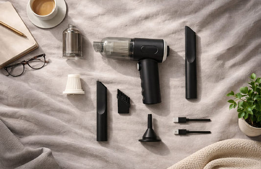 CX50 Cordless Vacuum Cleaner for Car & Home | 12000 Pa Suction with BLDC Motor | 4-in-1 (Vacuum, Air Blower, Inflator, Deflator) | 4000 mAh Battery, HEPA Filter