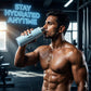 Leak-Proof Glass Water Bottle with Protective Silicone Sleeve- FL