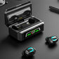 Wireless Bluetooth Earbuds with Powerbank Case and Display Clock