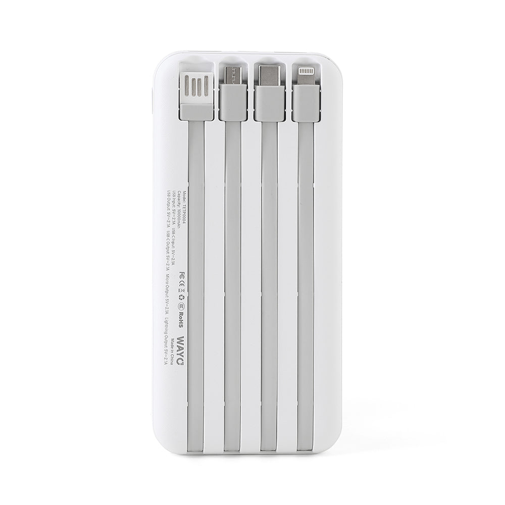 🔋⚡ 15000mAh Power Bank – LED Display | Fast Charging | 🖤🤍 Sleek Design