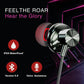 Wireless Bluetooth Neckband Earphones with Deep Bass Sound- FL