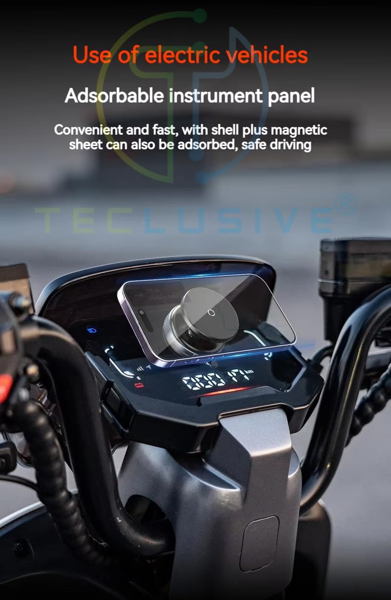 360° Magnetic Vacuum Suction Phone Mount with Strong Grip- FL