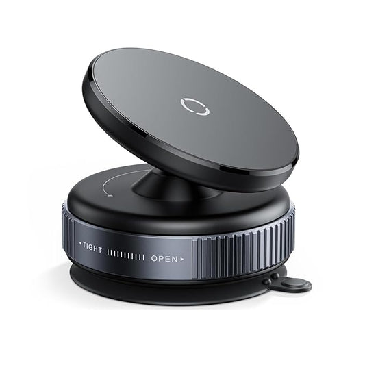360° Magnetic Vacuum Suction Phone Mount with Strong Grip- FL
