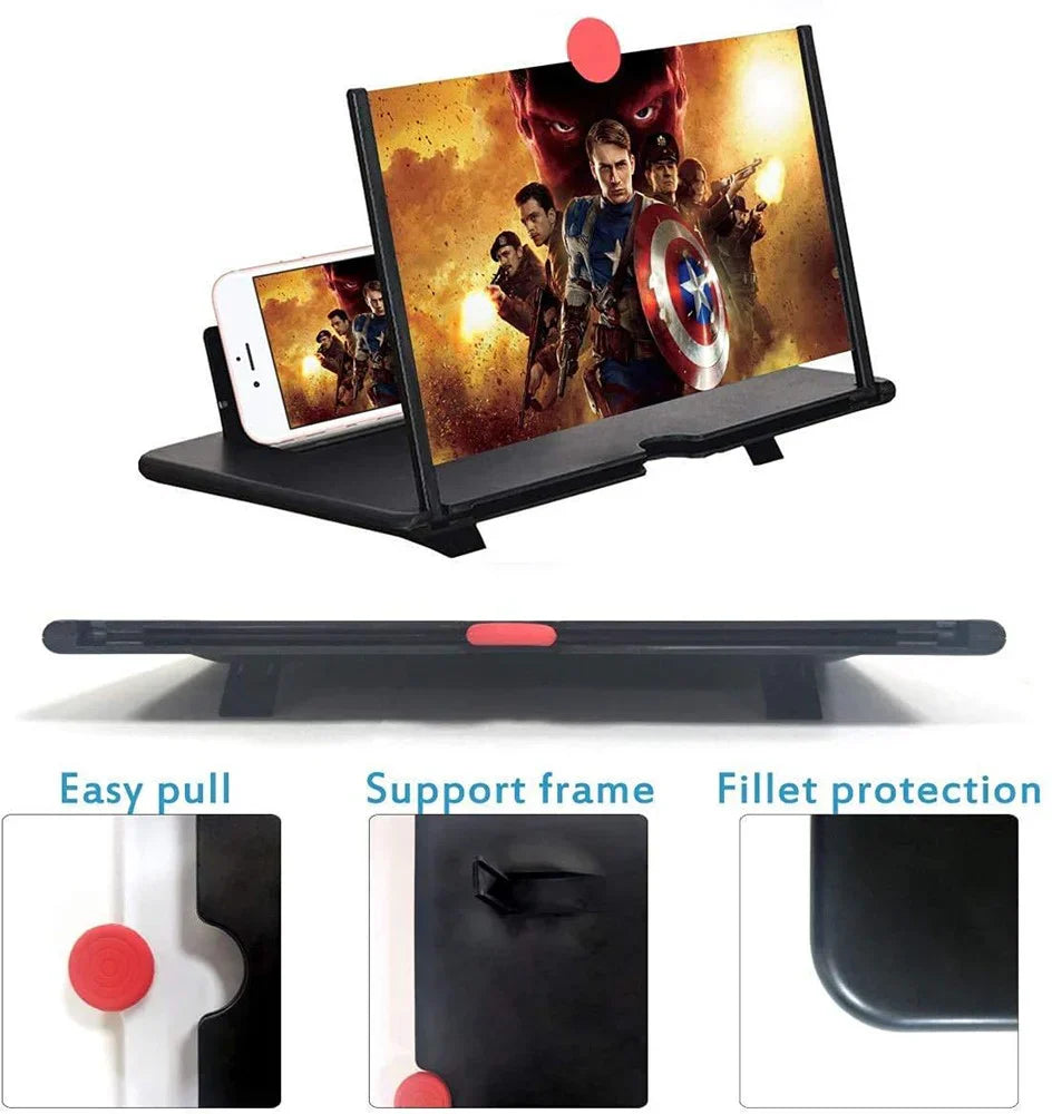 Magnifier Projector Phone Stand Holder Screen Magnifying