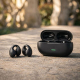 T75 Open-Ear Clip-On Bluetooth Earbuds with Secure Fit Design