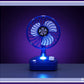 Rechargeable Portable Fan with LED Light- FL