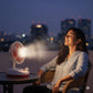 Rechargeable Portable Fan with LED Light- FL