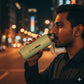 Leak-Proof Glass Water Bottle with Protective Silicone Sleeve- FL