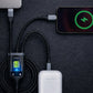 3-in-1 Fast Charging Nylon Braided Cable with 3A Output