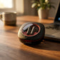 CTRL8 K7 true wireless earbuds with AI ENC-P in a stylish charging case placed on a wooden desk near a laptop, ideal for productivity.