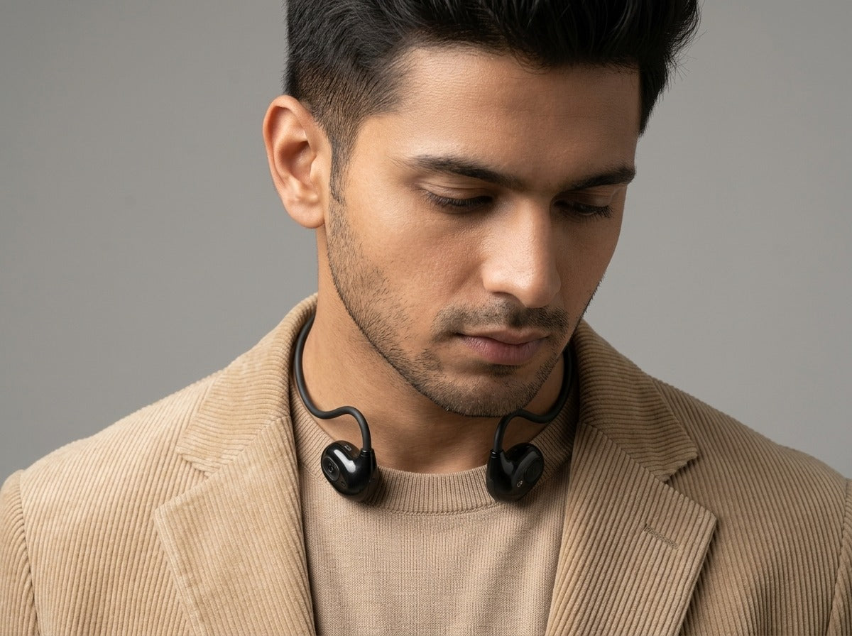 Ctrl8_VV4_Air Conduction Neckband Bone Conduction Open-Ear Wireless Neckband with Mic-GOC