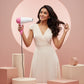 Hair Dryer, 1000 Watts, Compact, Lightweight, Portable, Multiple Heat And Speed Settings, Cool Shot Button, Folding Handle