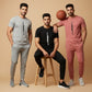 Men’s Round Neck Graphic Printed T-Shirts Combo Pack of 3- FL