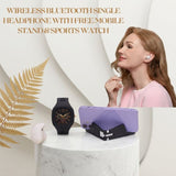 Wireless Bluetooth Mobile Stand Watch Single Headphone