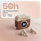 CTRL8 Retro Camera Design Portable TWS Wireless Earbuds featuring 50-hour battery life and digital display