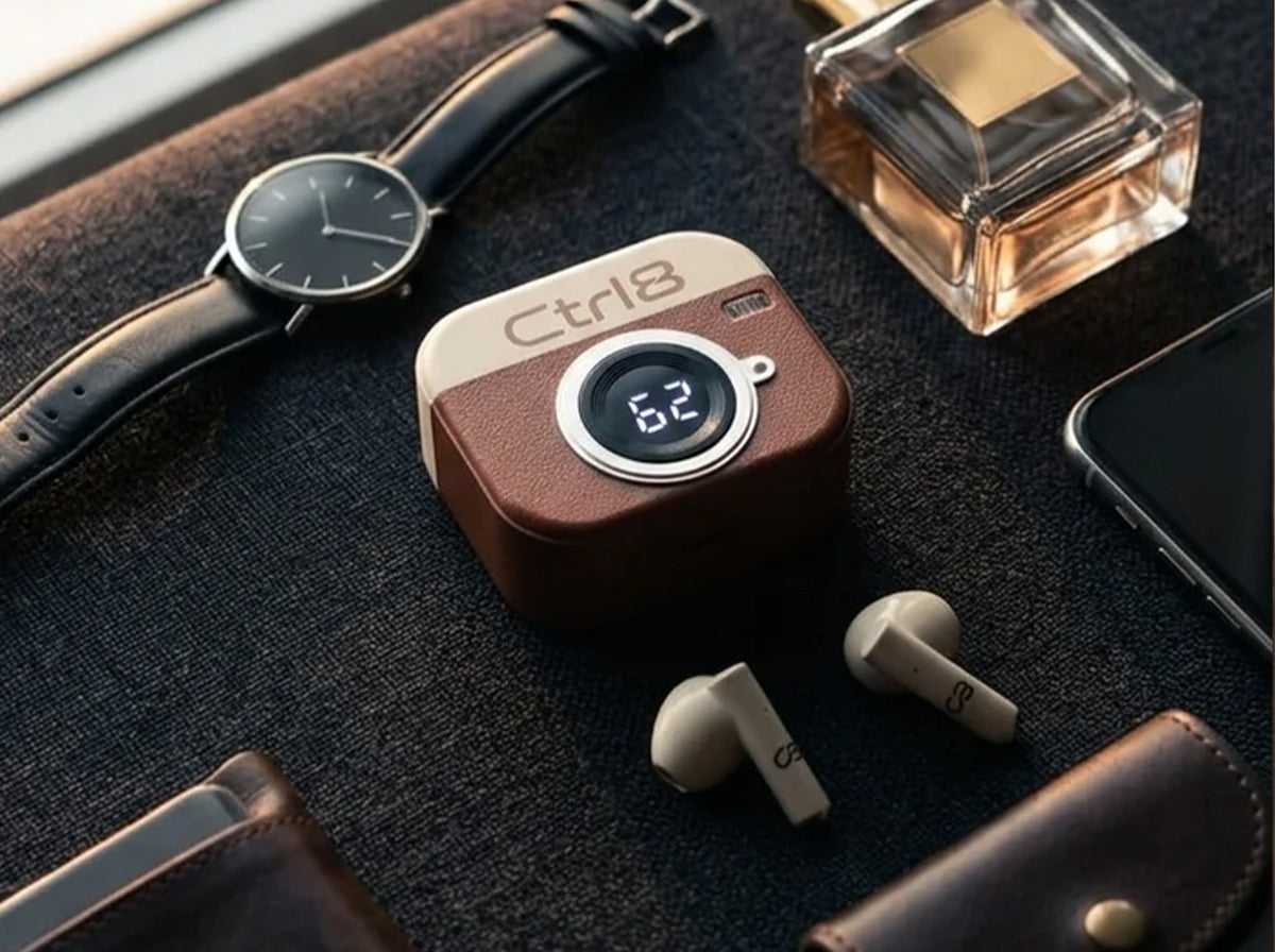 Ctrl8_Q86_Retro Camera Design Portable TWS Wireless Earbuds-GOC