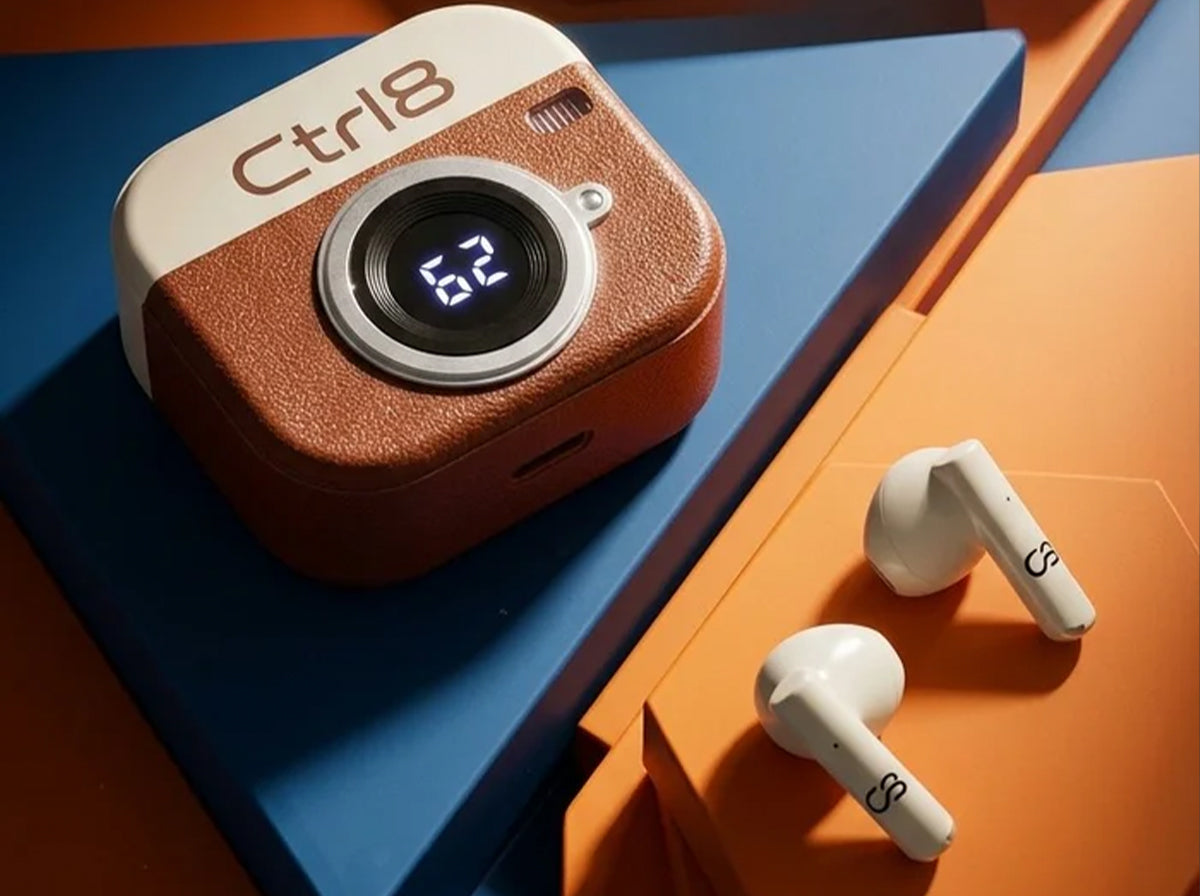 Ctrl8_Q86_Retro Camera Design Portable TWS Wireless Earbuds-GOC